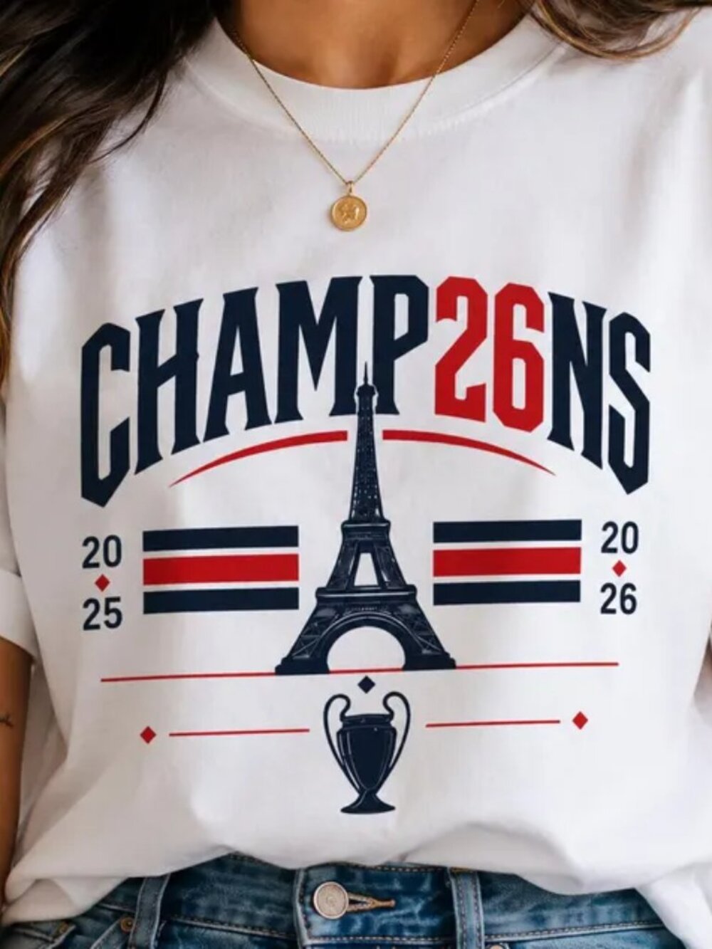 Paris Champions 2026 Shirt  Paris Champions Winner  Football T Shirt
